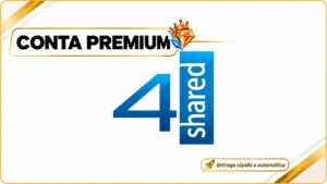 Conta Premium 4shared (Oficial) – 90 Dias
