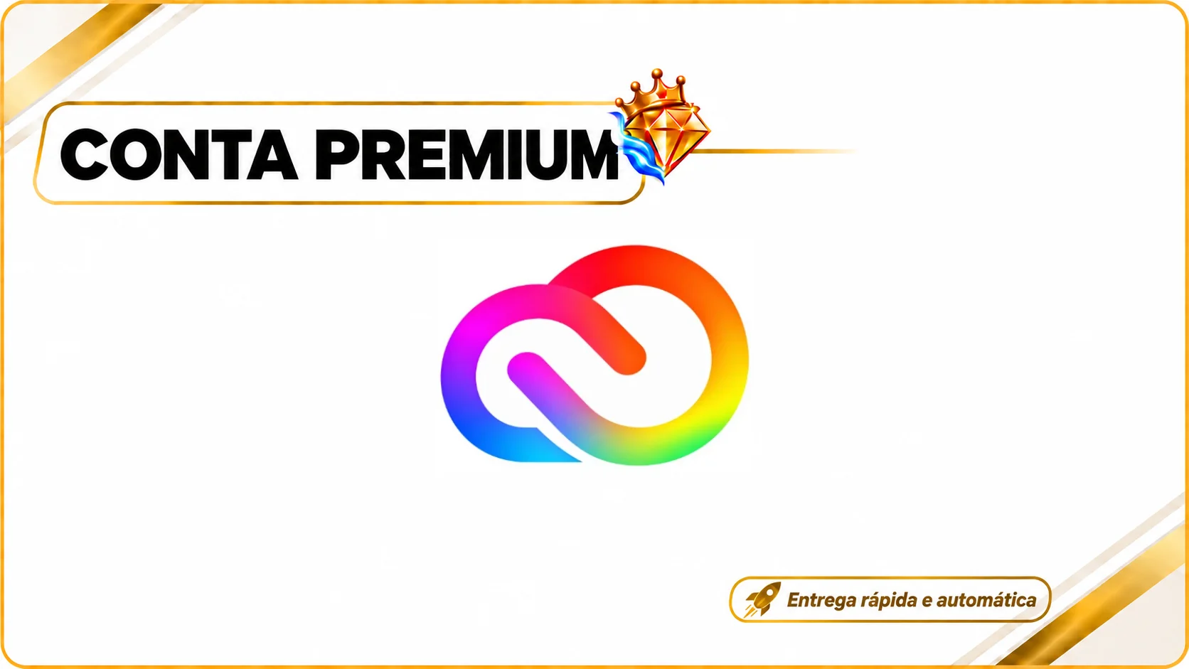 Conta Premium Adobe Creative Cloud Todos os Apps – 30 Dias